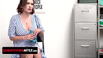 Horny cop banging with a hot shoplifter MILFs Pussy