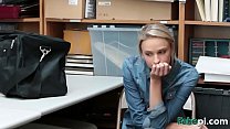 Teen got caught shoplifting and now it’s time for the punishment.